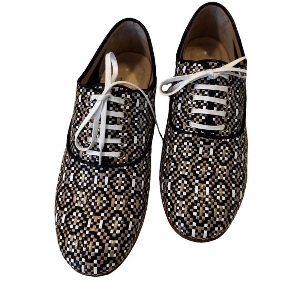 Christian Louboutin leather lace ups size 38.5